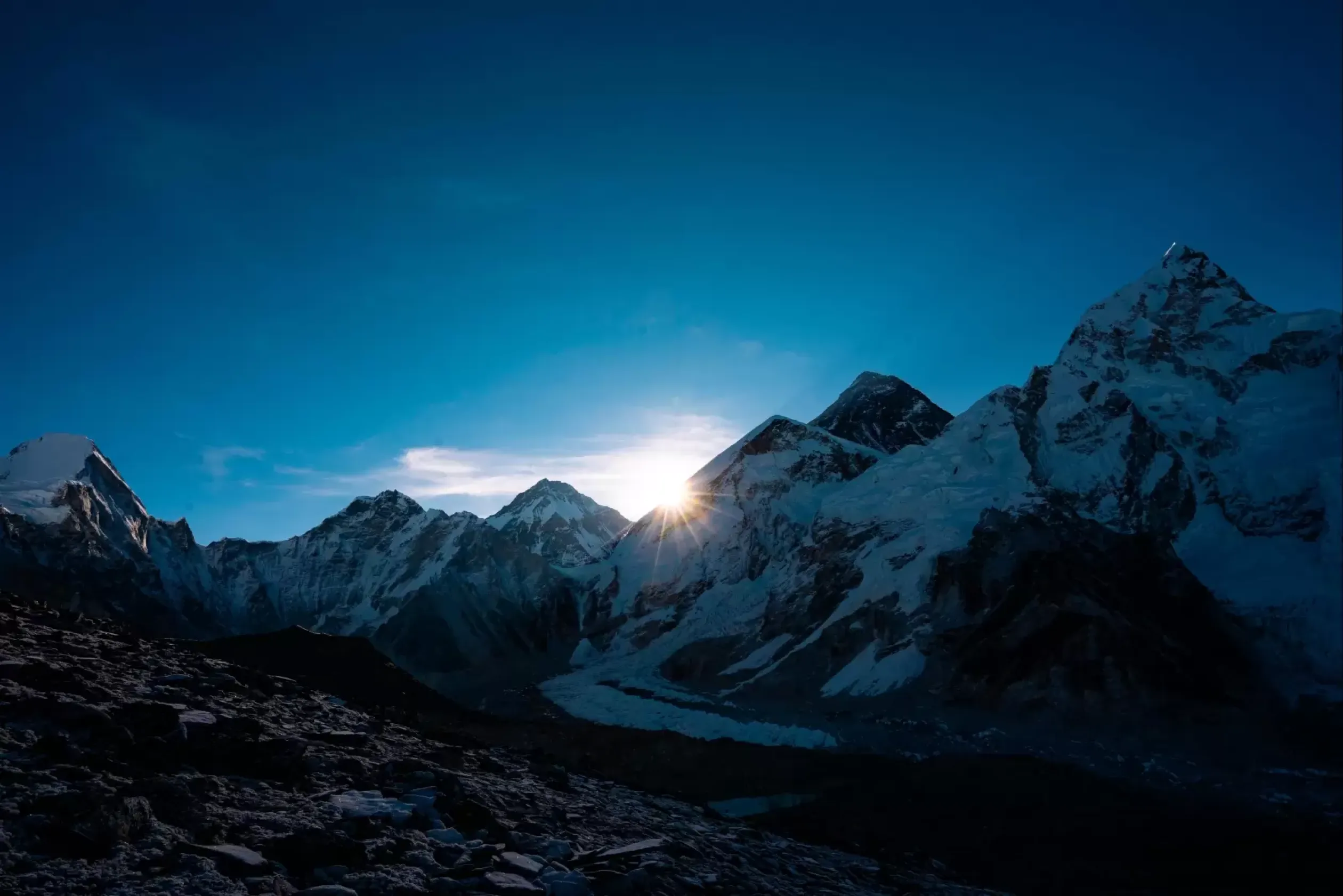 Picture from Kalapatthar of Mount. Everest