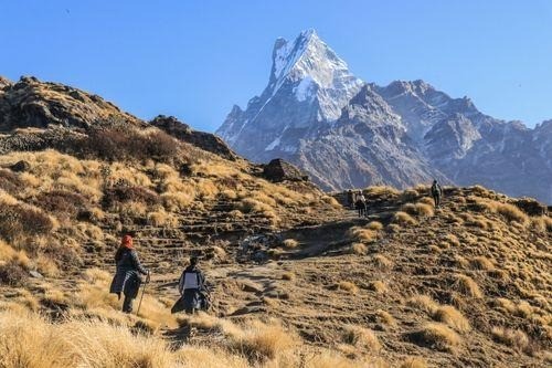 Female Trekking in Nepal